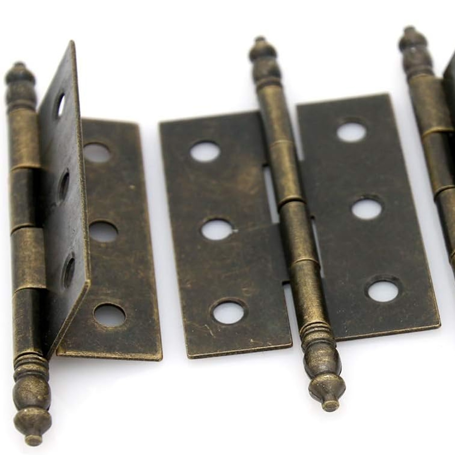 LXZ Antique Brass Flap Hinges Set of 4: image 6