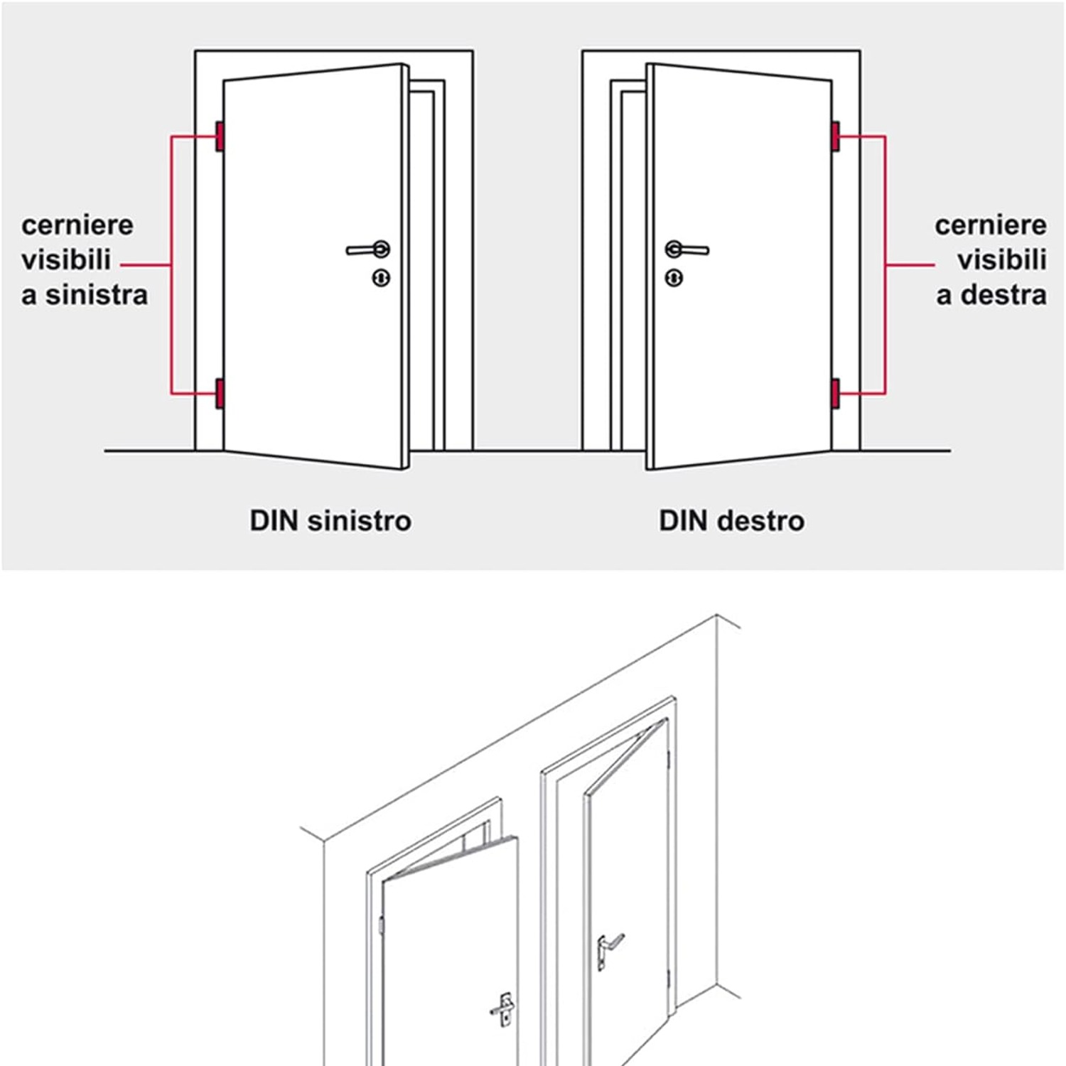 Ball Bearing Door Hinges, Stainless Steel, 127 x 102mm (4 Pack): image 5