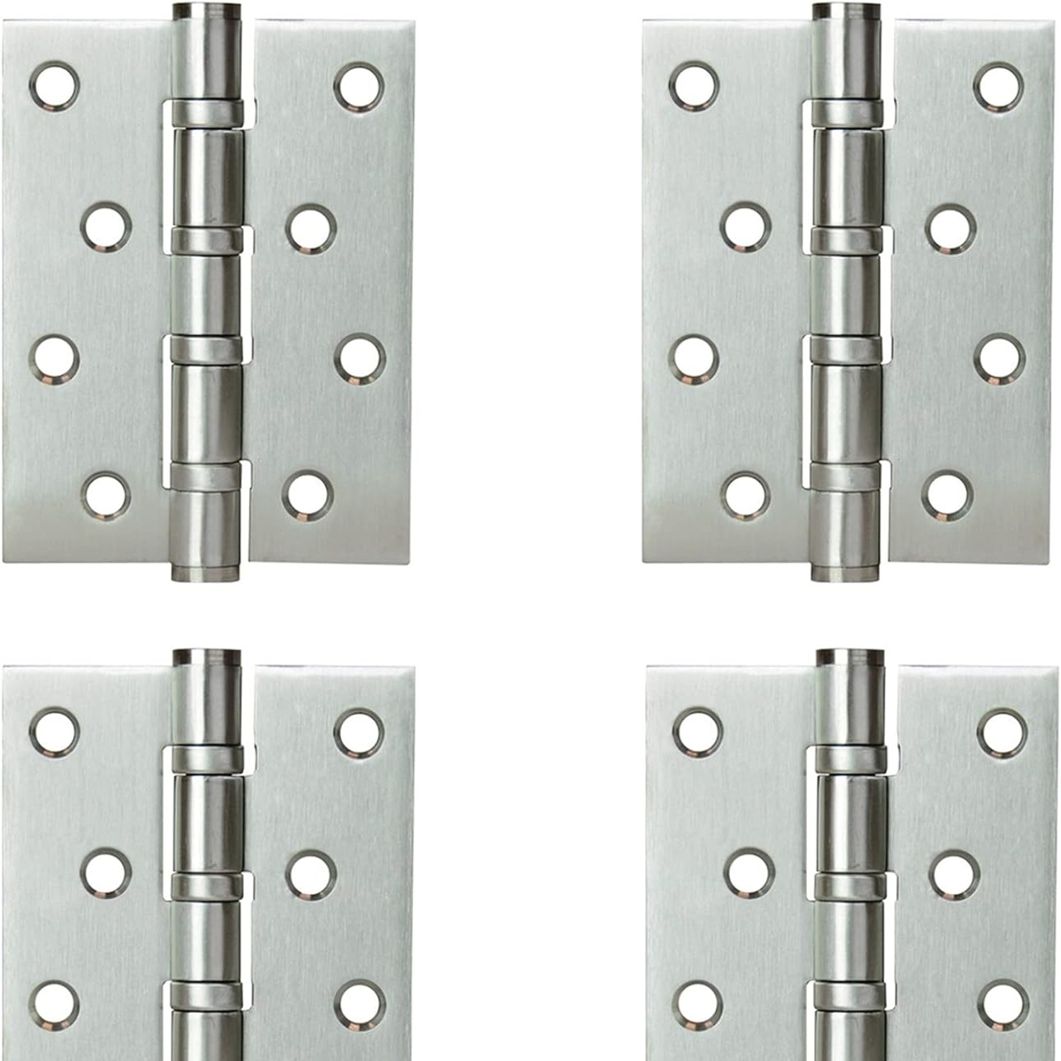 Ball Bearing Door Hinges, Stainless Steel, 127 x 102mm (4 Pack): image 8