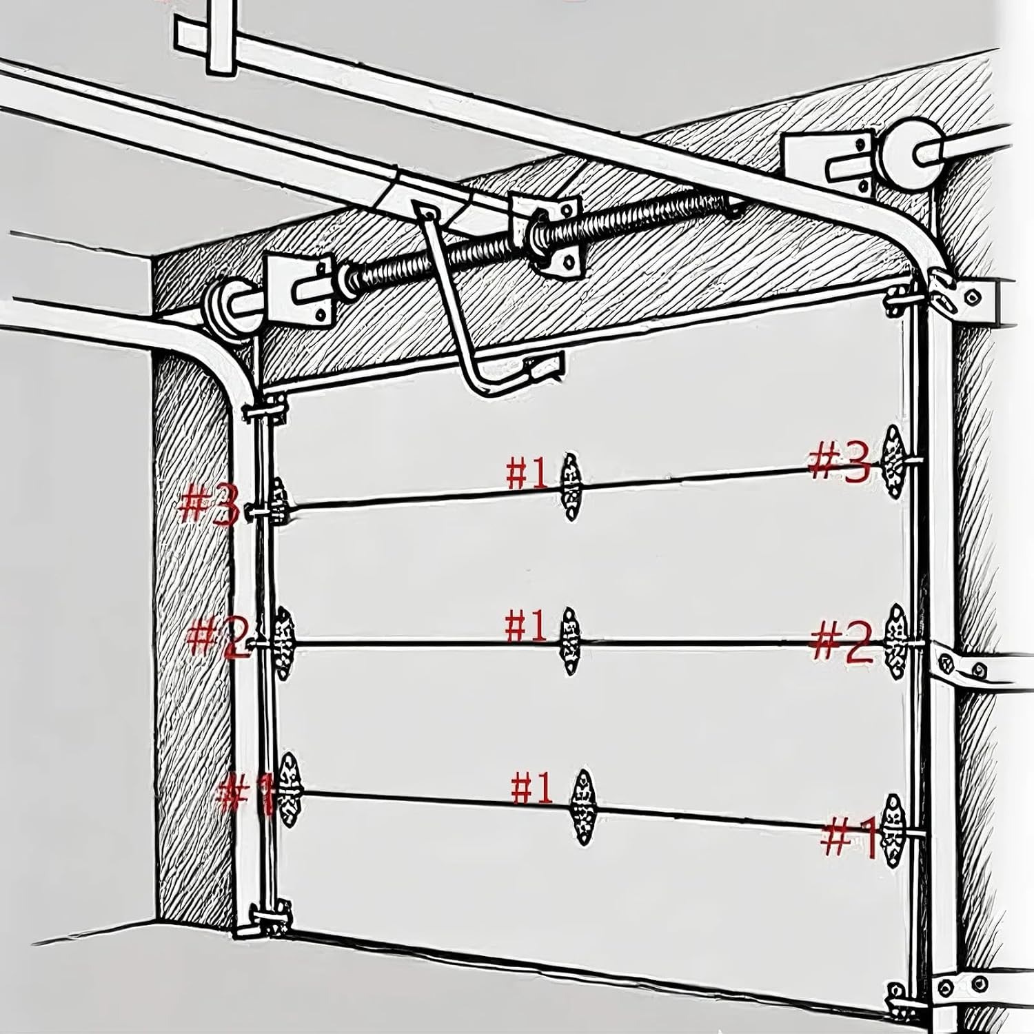 Jsionaction Number 3 Garage Door Hinges