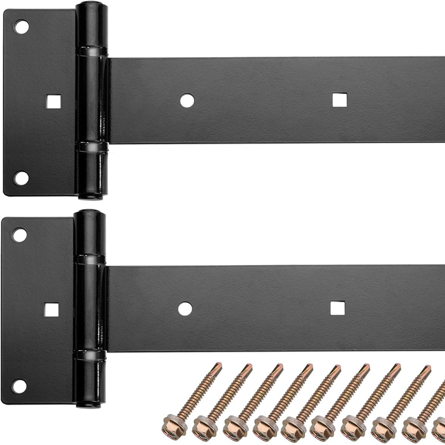 HFCENXIE 13 Inch Heavy Duty Gate Hinges: image 2