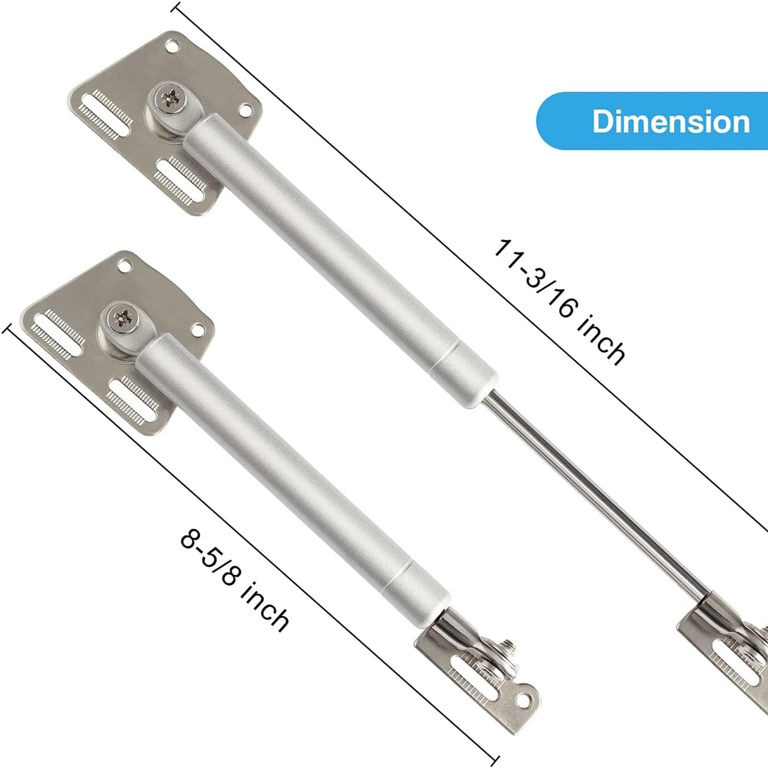 Douper Soft Down Gas Spring Hinge Pair