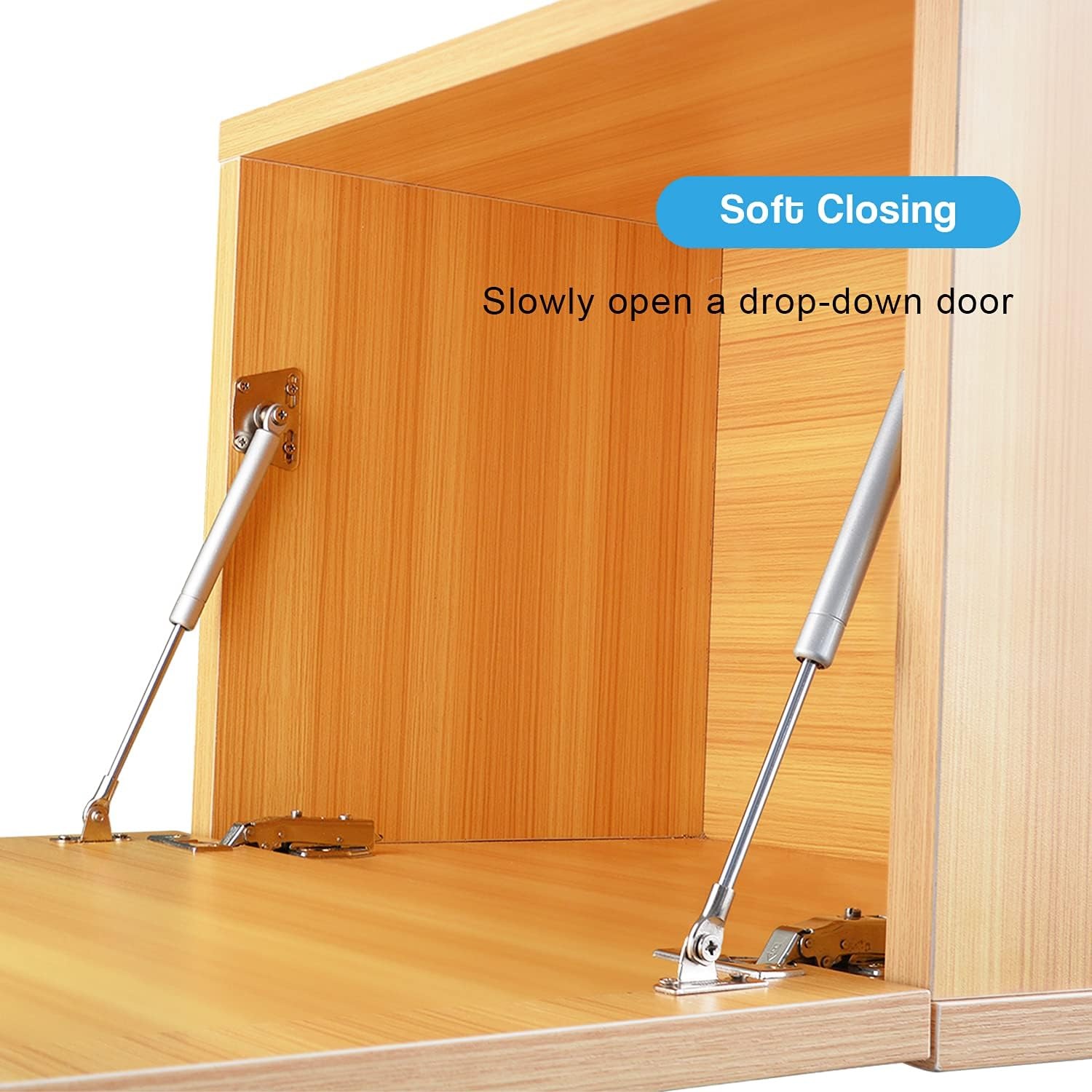 Douper Soft Down Gas Spring Hinge Pair