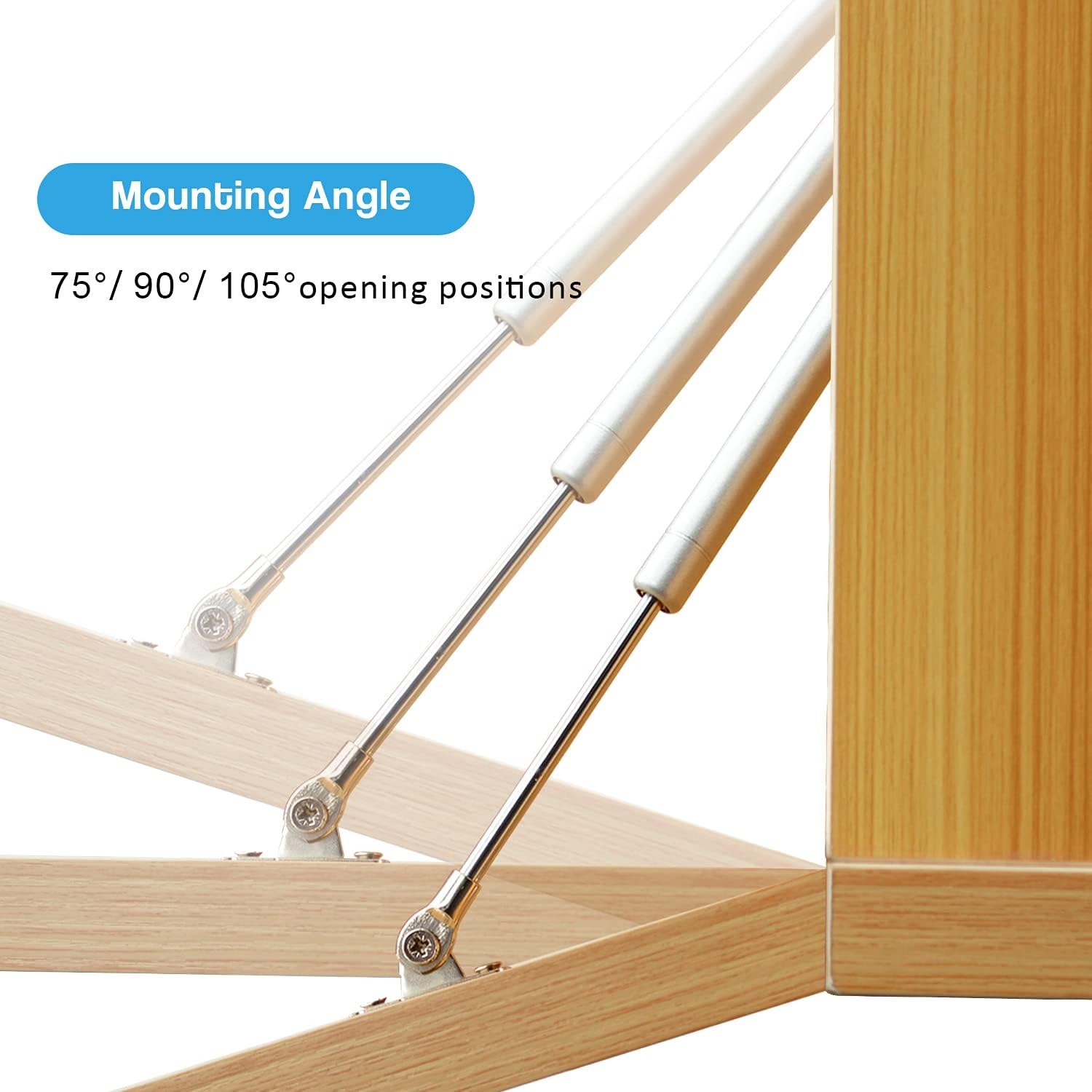 Douper Soft Down Gas Spring Hinge Pair