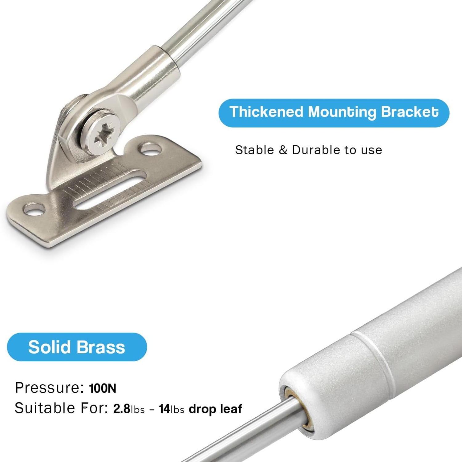 Douper Soft Down Gas Spring Hinge Pair